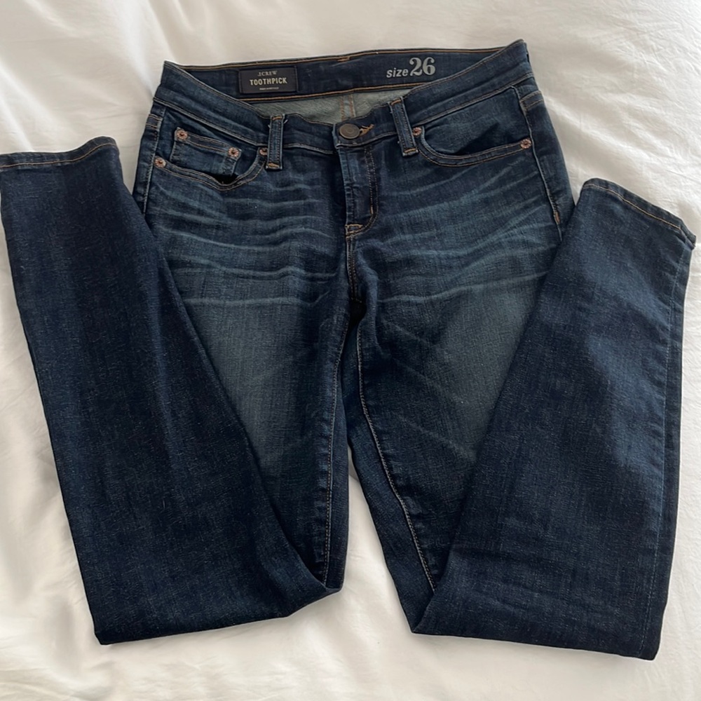 J. Crew Toothpick Ankle Jean (size 26)